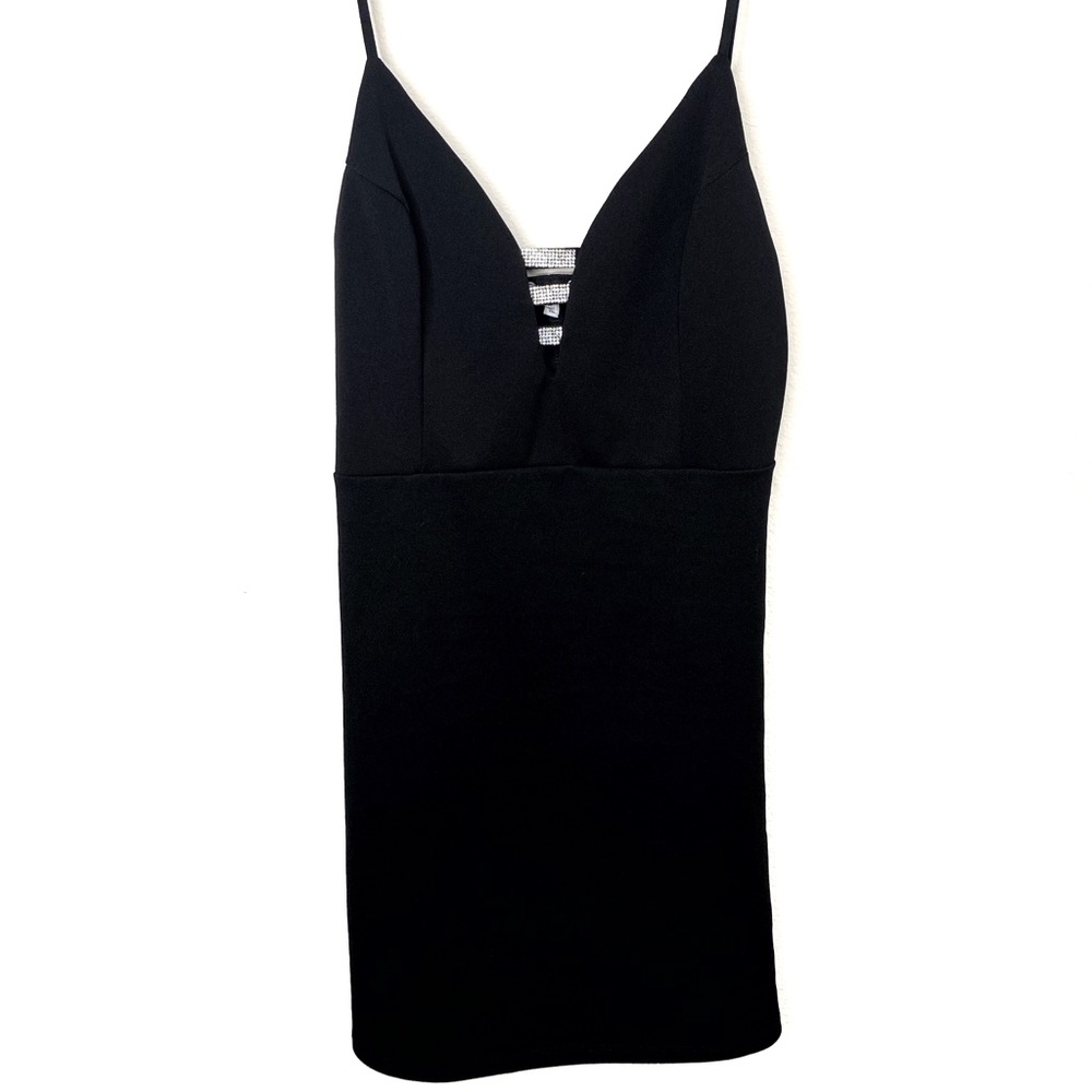 Medium Black Mini Dress with Bling